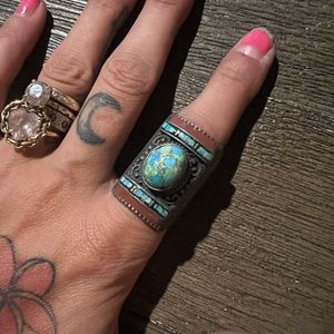 Really cool turquoise ring